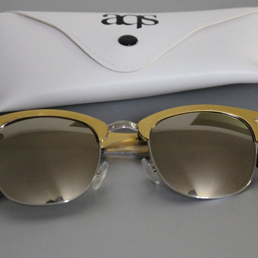 AQS MILO 49MM CLUBMASTER SUNGLASSES